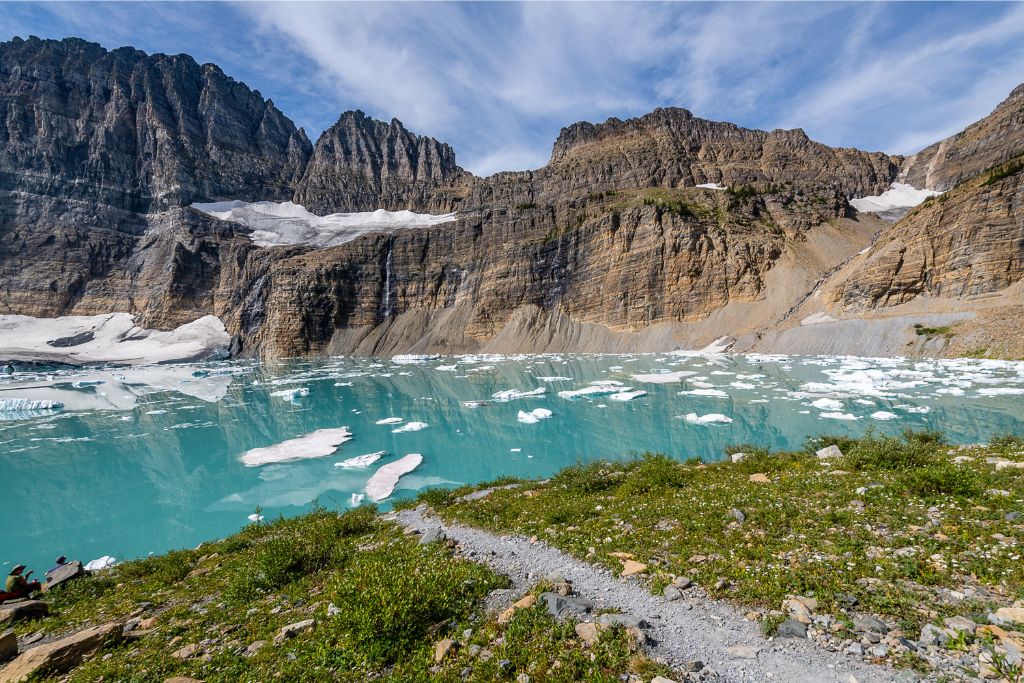 Being on top of Grinnell Glacier is an unbeatable elopement location 