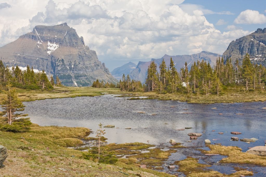 Logan Pass s one of the most spectacular locations in Glacier National Park