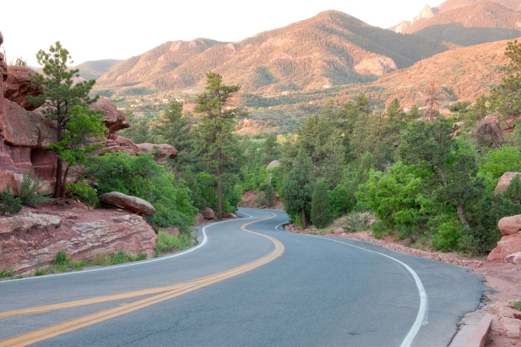 The Juniper Way Loop is a scenic drive for your elopement at Garden of the Gods