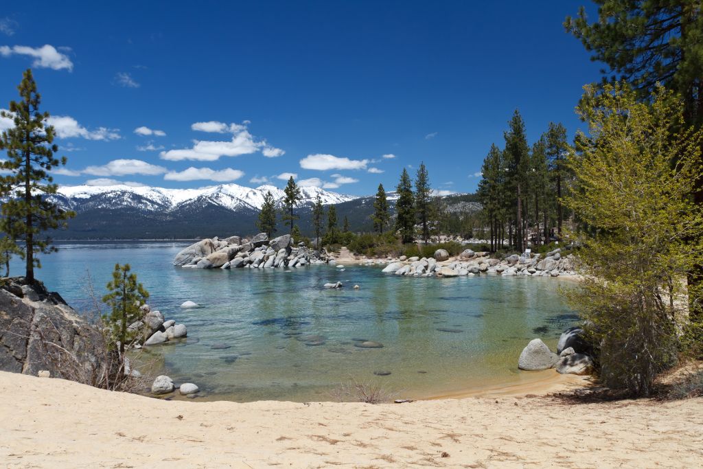 Sand Harbor is a beautiful beach for your Lake Tahoe elopement 