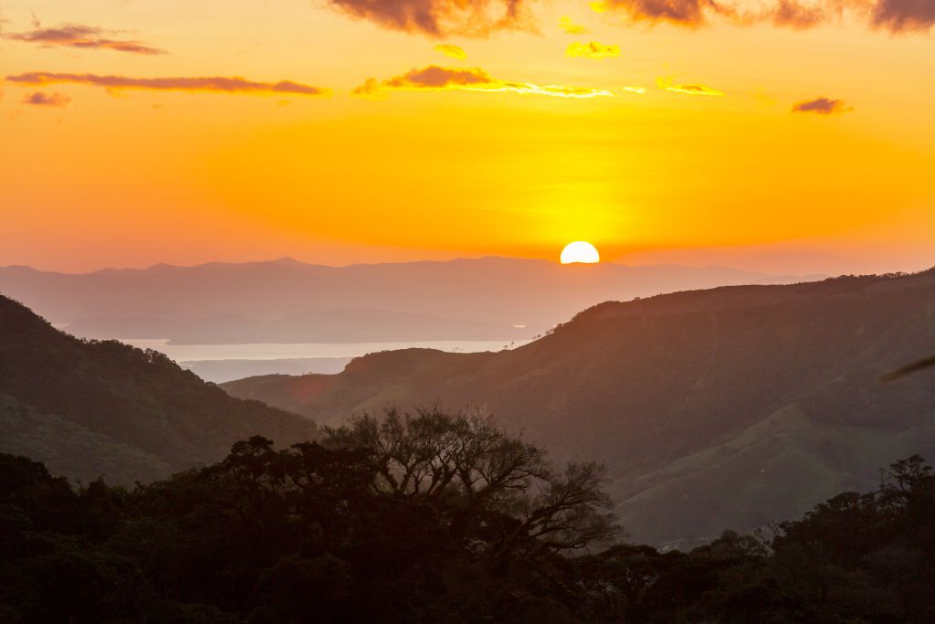 Sunset in Costa Rica.