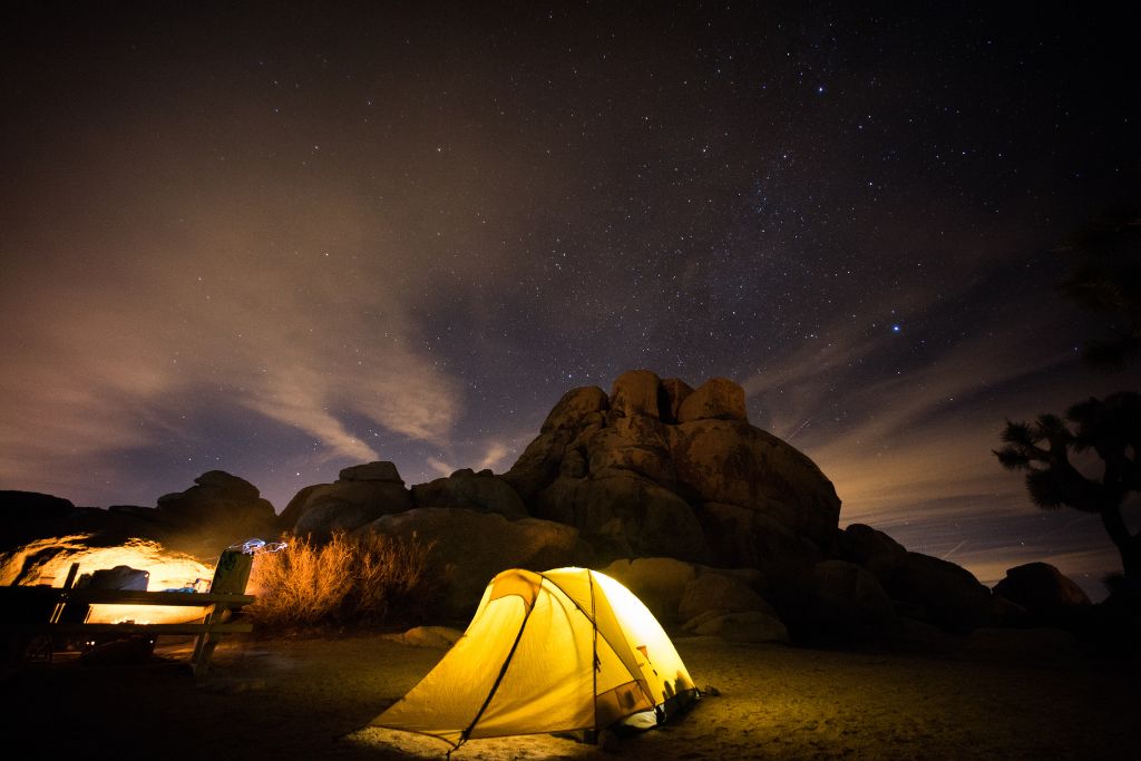 Feel free to go camping after your Joshua Tree elopement.
