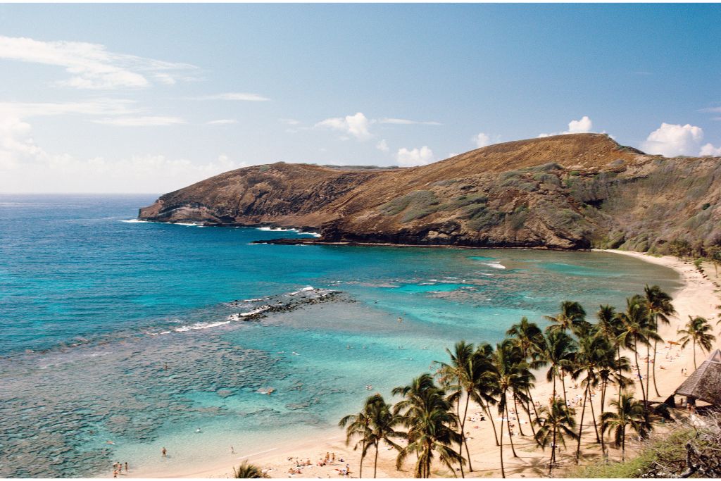 Sandy shorelines are perfect for Maui beach weddings