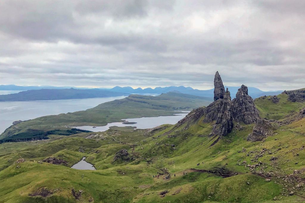 The Old Man of Storr is a great backdrop for your Scotland elopement photos